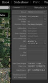 Lightroom Map adds Geo-tag to Metadata