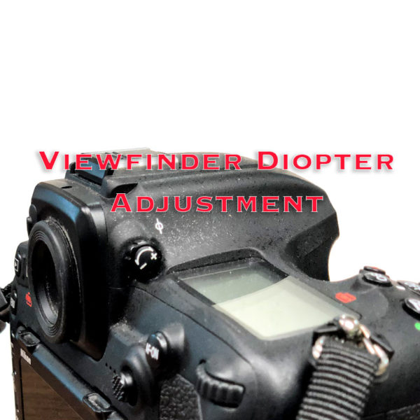 Viewfinder Diopter Adjustment Knob